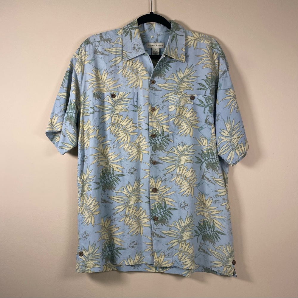 Preswick & Moore Silk Hawaiian Shirt Size M‎